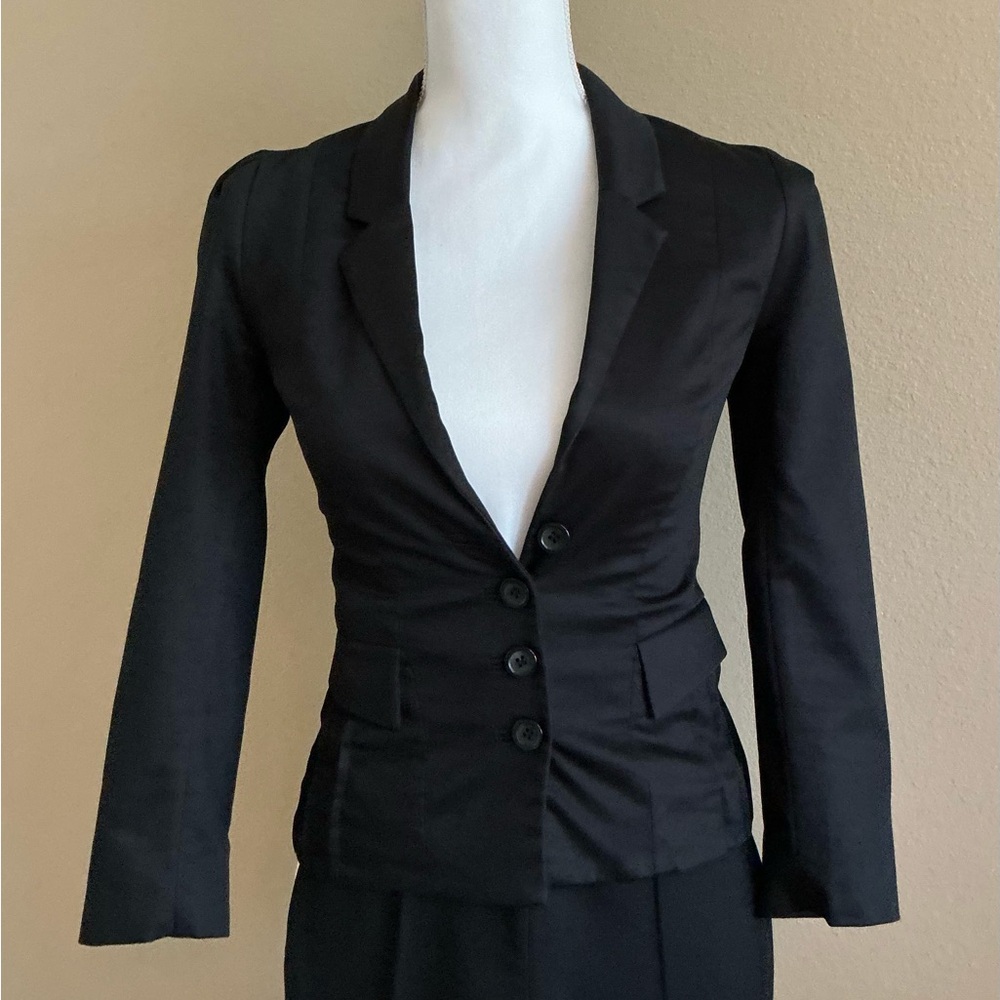 H&M Women's Classic Black Blazer Suits Set